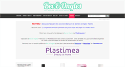 Desktop Screenshot of bec-et-ongles.com
